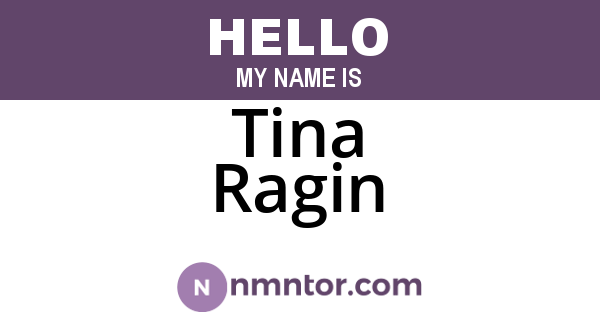 Tina Ragin