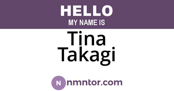 Tina Takagi