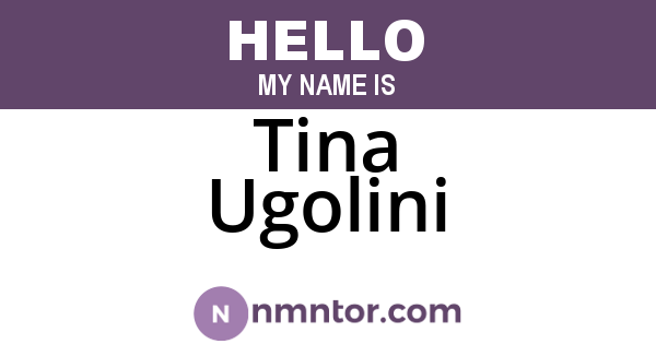 Tina Ugolini