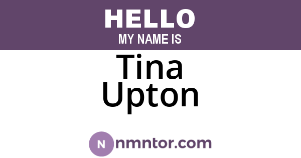 Tina Upton