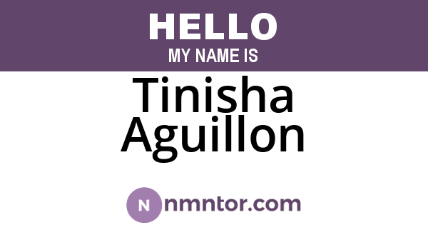 Tinisha Aguillon