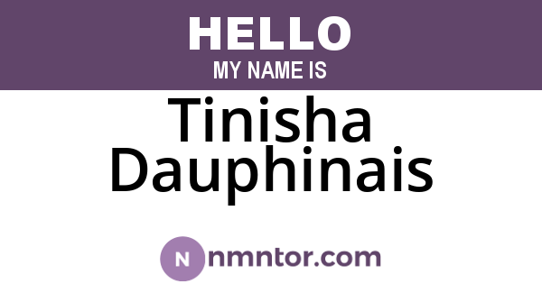 Tinisha Dauphinais