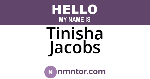 Tinisha Jacobs