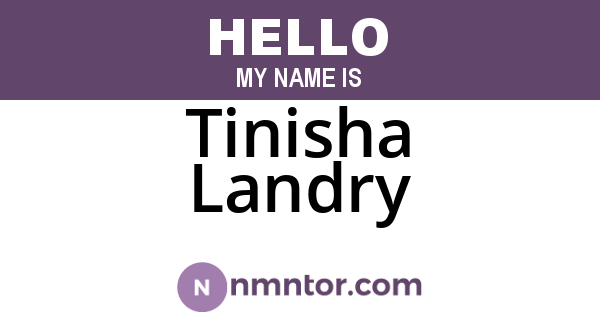 Tinisha Landry
