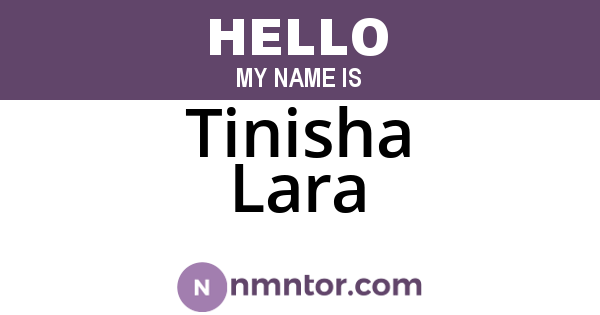 Tinisha Lara
