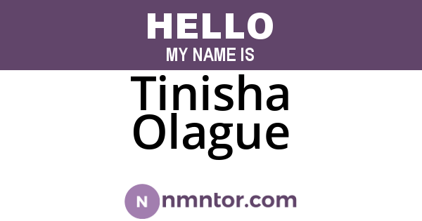 Tinisha Olague