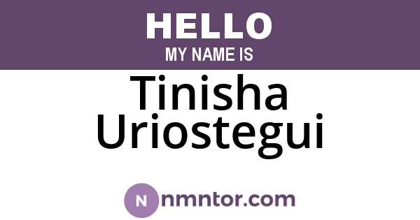 Tinisha Uriostegui