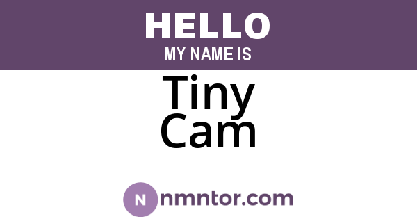 Tiny Cam