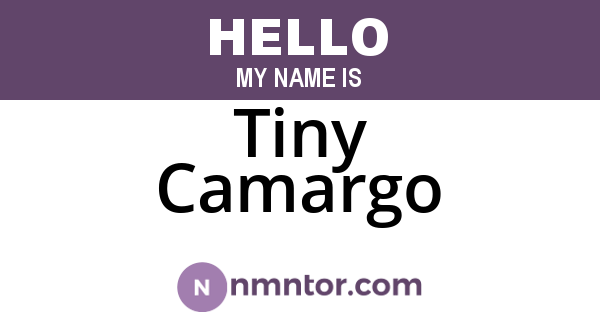 Tiny Camargo
