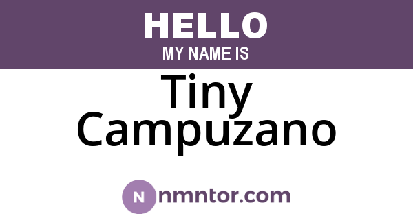 Tiny Campuzano