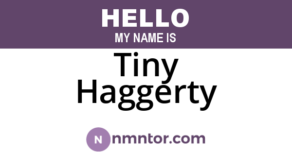 Tiny Haggerty