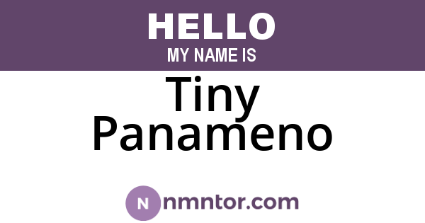 Tiny Panameno