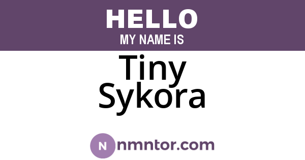 Tiny Sykora