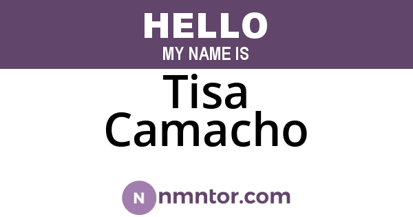 Tisa Camacho