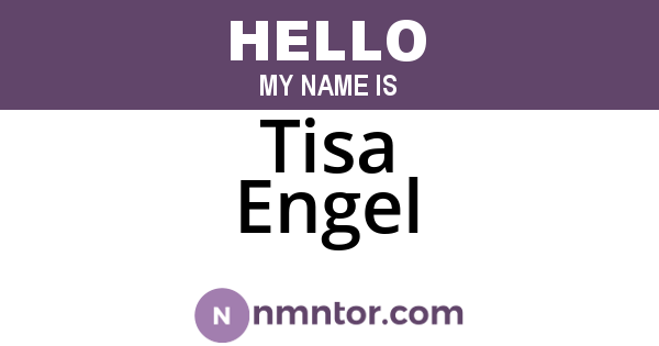 Tisa Engel