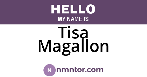 Tisa Magallon
