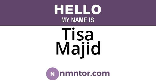 Tisa Majid