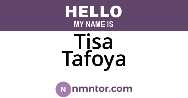 Tisa Tafoya