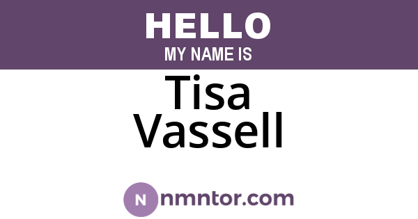 Tisa Vassell