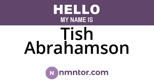 Tish Abrahamson