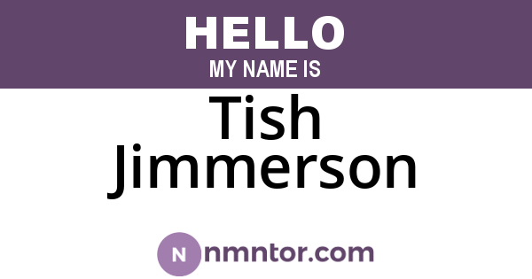 Tish Jimmerson