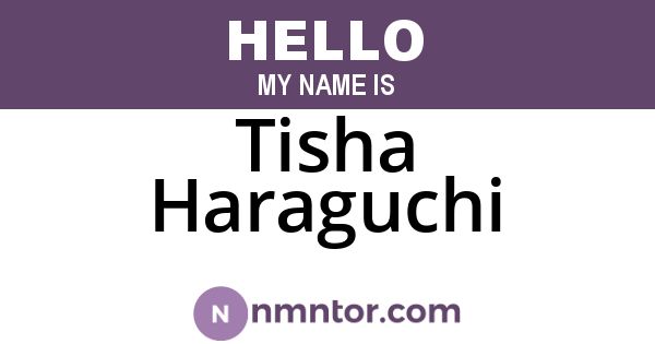 Tisha Haraguchi