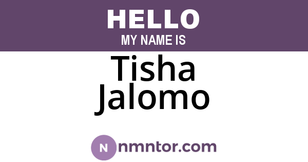 Tisha Jalomo