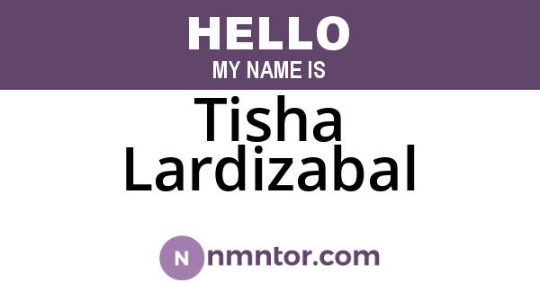 Tisha Lardizabal
