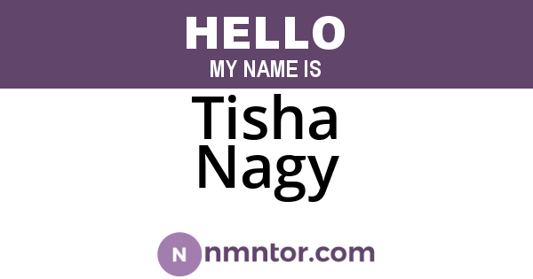 Tisha Nagy