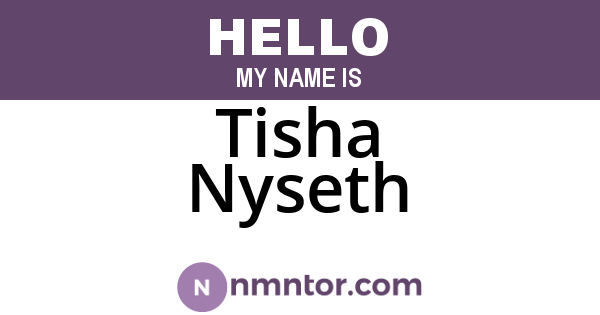 Tisha Nyseth