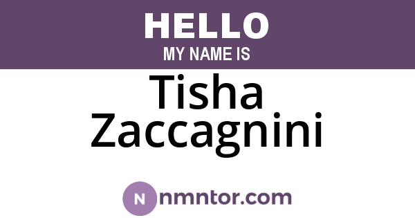 Tisha Zaccagnini