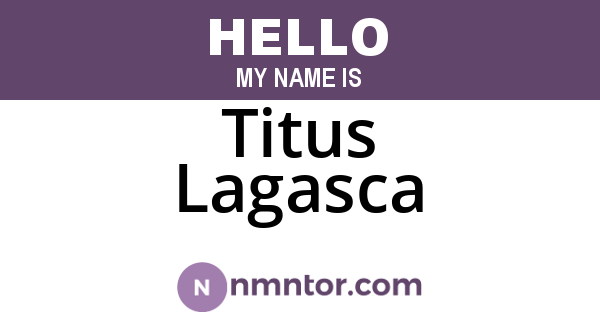 Titus Lagasca