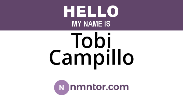 Tobi Campillo