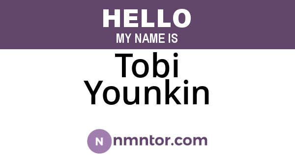 Tobi Younkin
