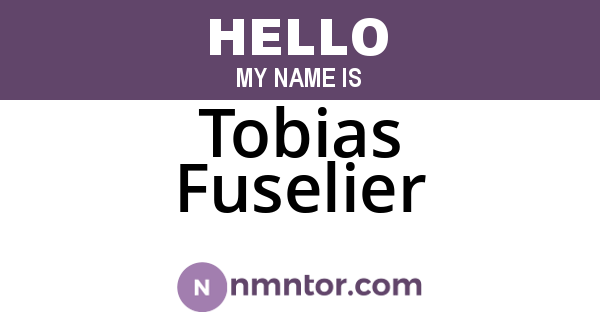 Tobias Fuselier