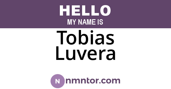 Tobias Luvera