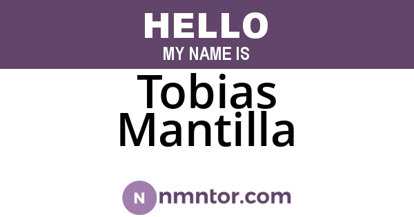 Tobias Mantilla