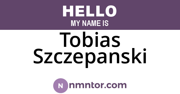 Tobias Szczepanski