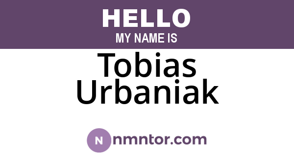 Tobias Urbaniak