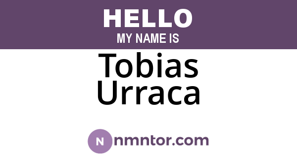 Tobias Urraca