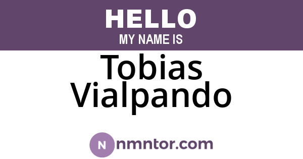 Tobias Vialpando