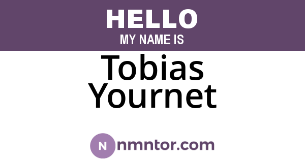 Tobias Yournet