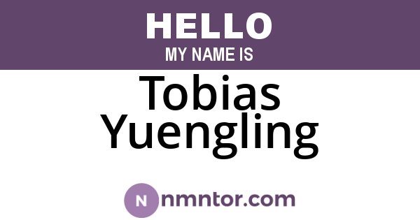 Tobias Yuengling