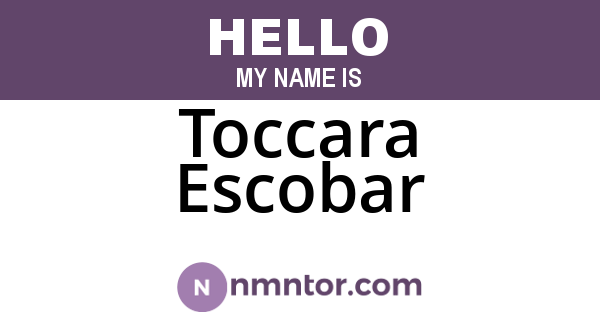 Toccara Escobar