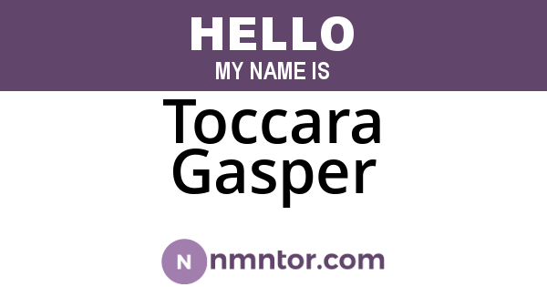 Toccara Gasper