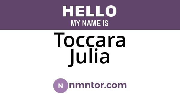 Toccara Julia
