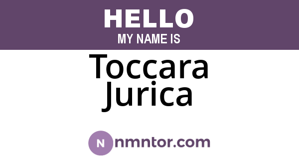 Toccara Jurica