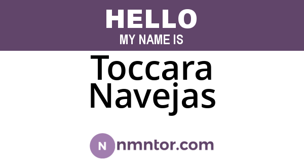 Toccara Navejas