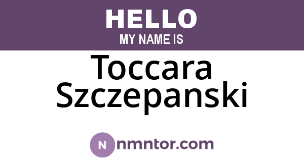 Toccara Szczepanski
