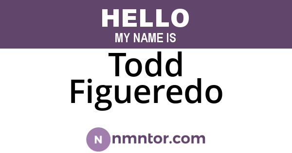 Todd Figueredo